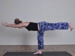 Helen in Virabhadrasana III